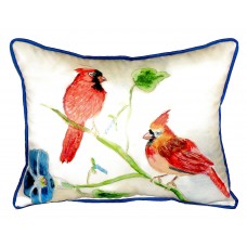 Charlton Home Emmalee Cardinals Indoor/Outdoor Lumbar Pillow CRLM1265